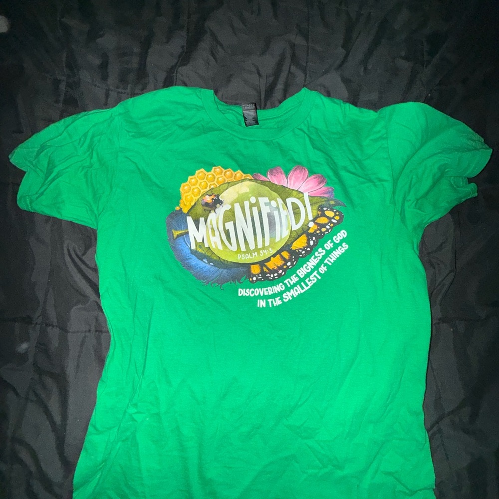 Gildan Kids' Green Graphic Tee